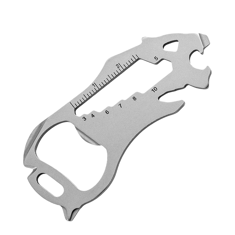 Multifunctional Trendy Custom Metal Bottle Opener Promotional Keychains for Gifts