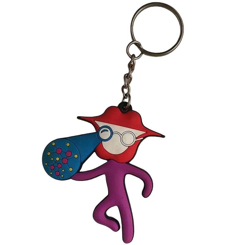 Funny Strange Cartoon Promotional Gift Custom Soft PVC Rubber Keychain