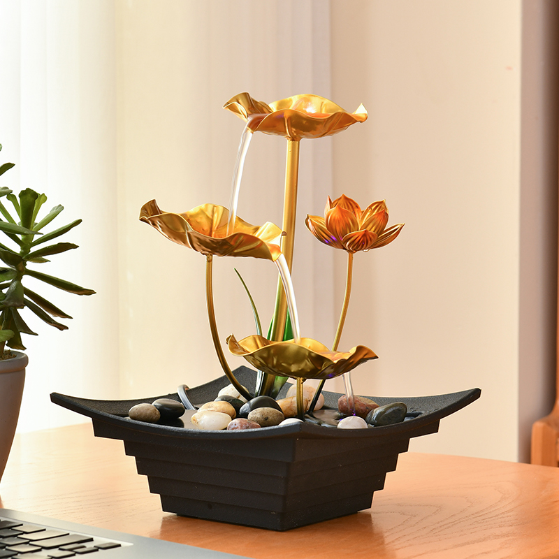Mini Tabletop USB Powered Relaxation Decorative Indoor Water Pump Fountain for Office Home&bedroom