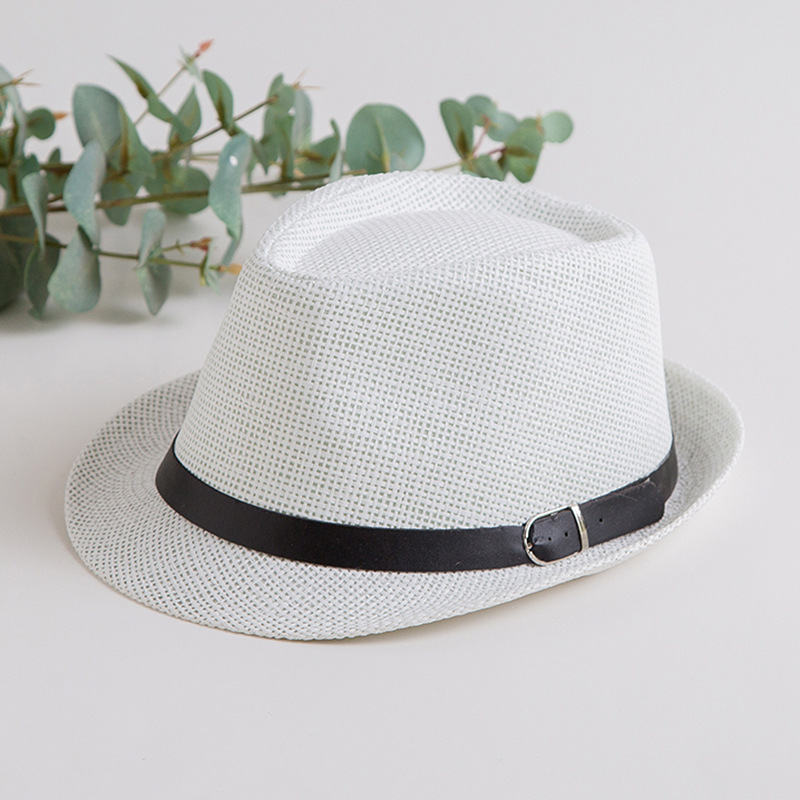 Spring Summer Retro Outdoor Promotional Custom LOGO Short Brim Paper Straw Hat