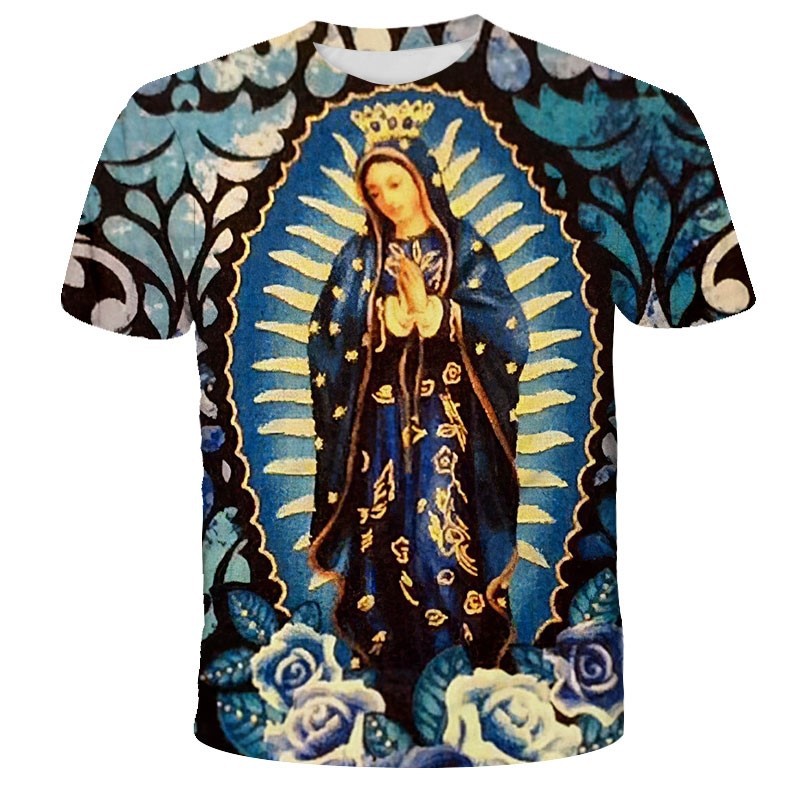 3d Custom 100% Polyester Graphic T Shirts Sublimation Full Print Shirt for Men