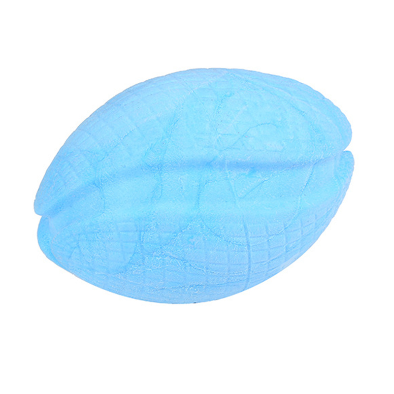 Hot New Design TPR Solid Football Shape Bite Resistant Foam Ellipsoid Pet Toy Rugby Ball Shape Dog Toy
