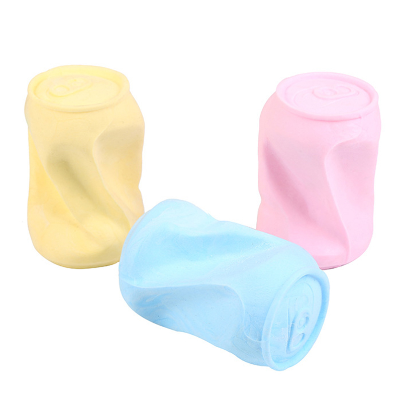 Wholesale Eco-friendly Milk Flavor Foamed Pop Can Dog Chew Toy