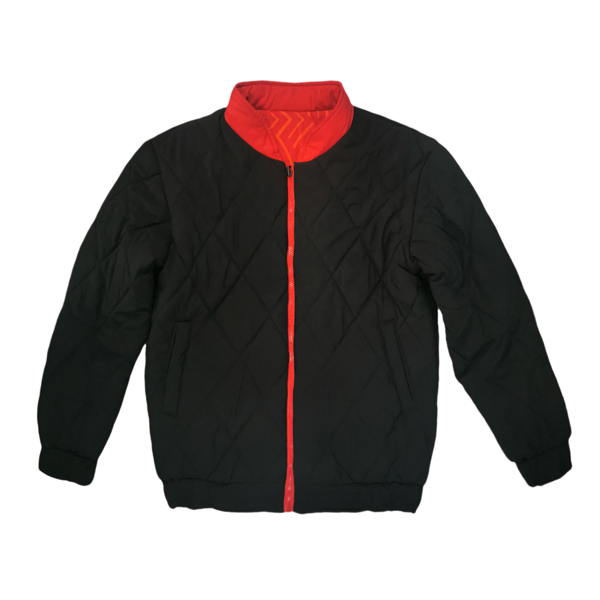 Custom Promotional Wearing Customized logo Keep Warm Reversible Jacket Quilted Coat
