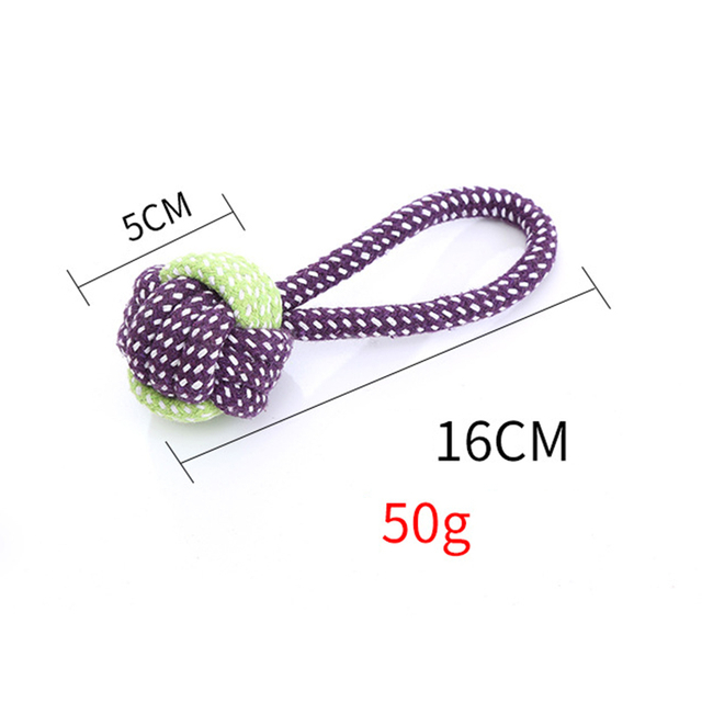 Pet Supplies Dog Cotton Rope Toys Molar Teeth Cleaning Dog Bite Rope