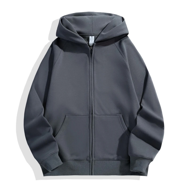 600g Streetwear Batwing Pullover Hoodie Zip Jacket Custom Logo Outerwear