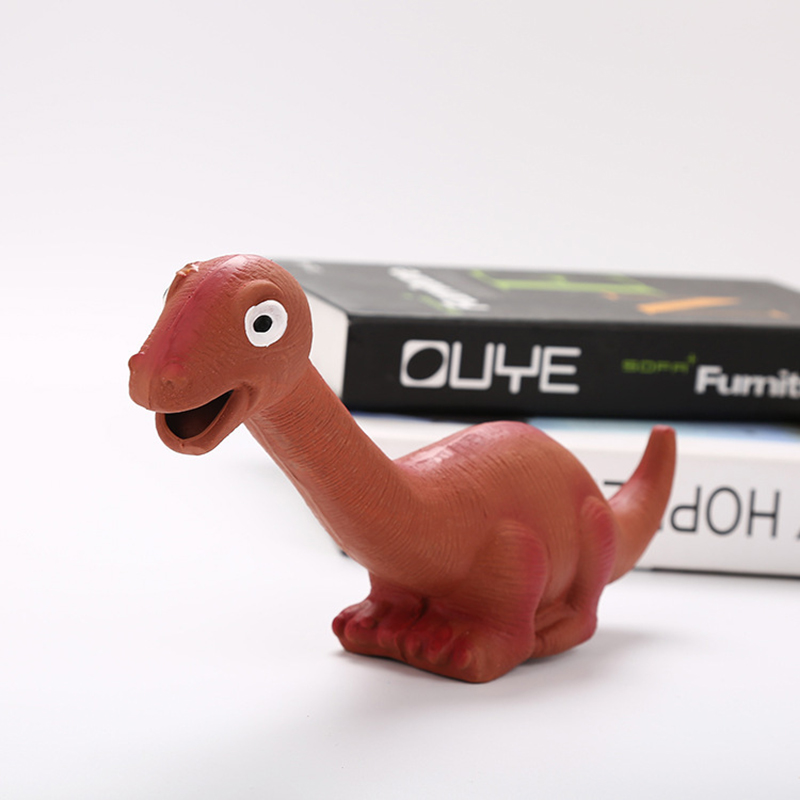 Wholesale Custom Luxury Dinosaurs Dog Chew Toys Latex Squeak Toy Bite Resistant Pet Dog 
