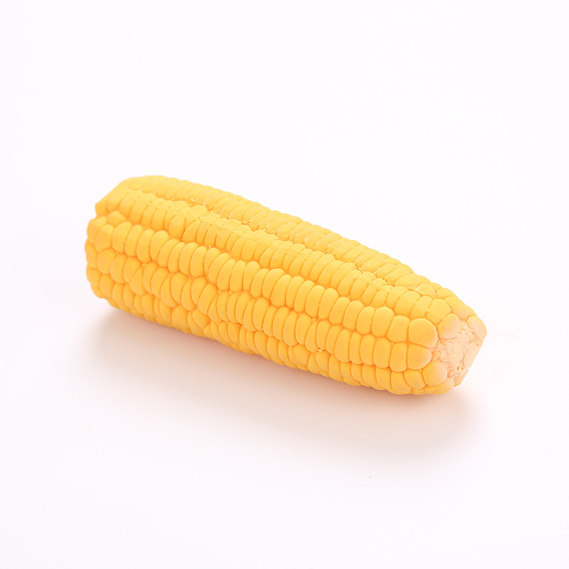 Indestructible Dog Chew Toys Rubber Dog Chew Toy Latex Corn Toys for Aggressive