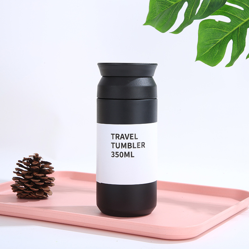 Creative Thermos Cup 304 Stainless Steel Office Cup Student Mug Modern Minimalist Portable Travel Tumbler
