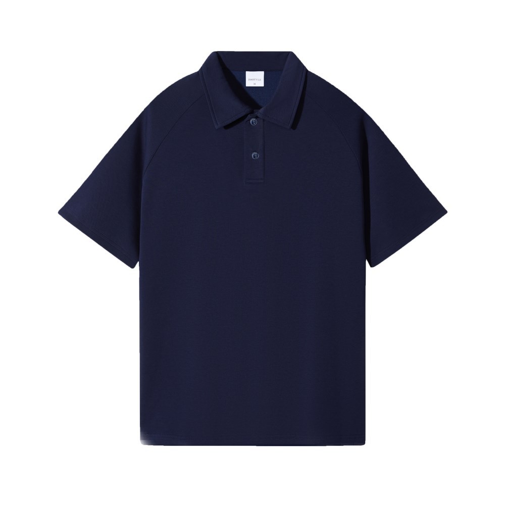 230g 60s Pique air Layer Drop Shoulder Custom Print Uniform Teamwear Event Short Sleeve Polo Shirt