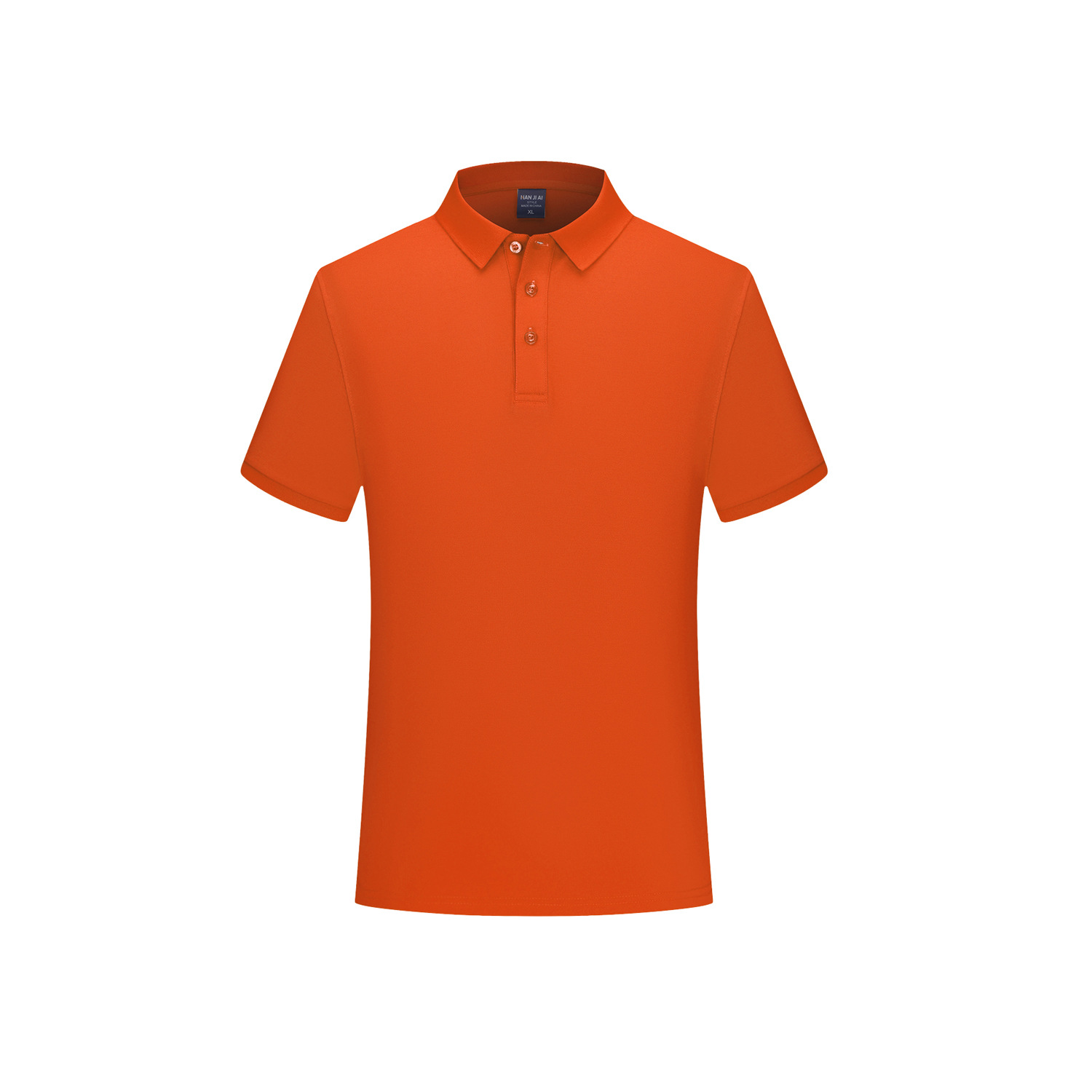 210g 32s Blank Company Uniform Workwear Logo Custom Turned Sleeve Polo Shirt