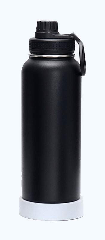 Gradient Custom Promotion Gift Idea Supplies Stainless Steel Water Bottle with Hanger Straw