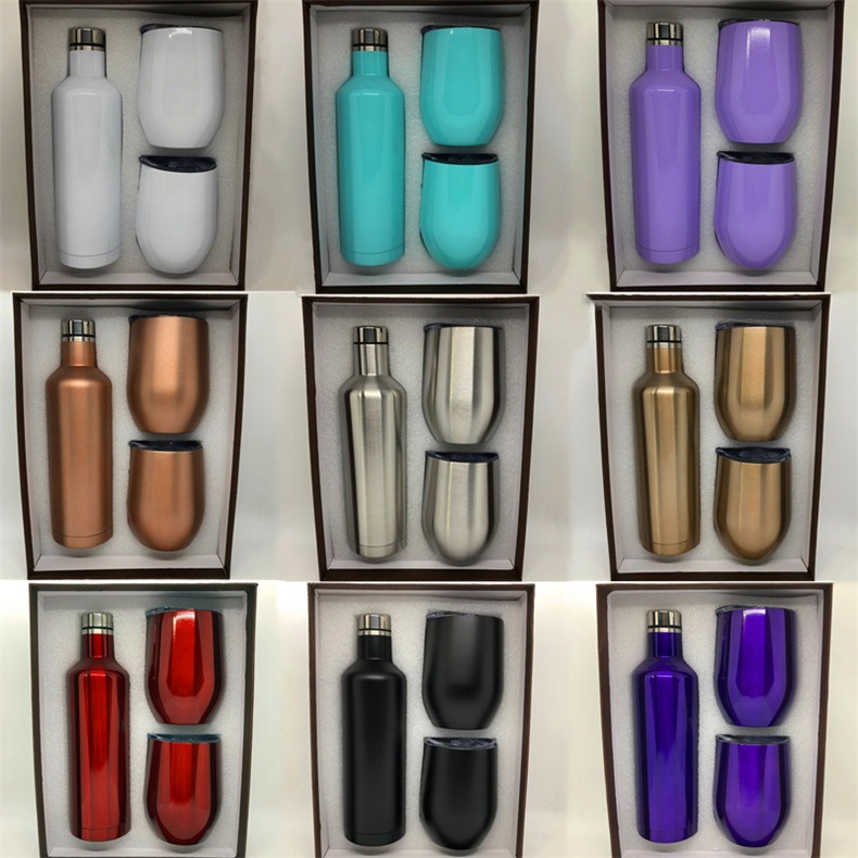 Corporate Gift Luxury Custom LOGO Stainless Steel Insulation Water Bottle with Coffee Mug