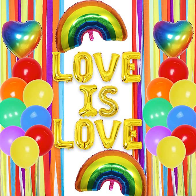 High Quality Outdoor LGBT rainbow Custom Printed Promotional Items Balloon for Party