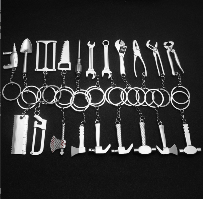 Wholesale 3D Custom Metal Hardware Multitool Engrave Keychain for Gifts