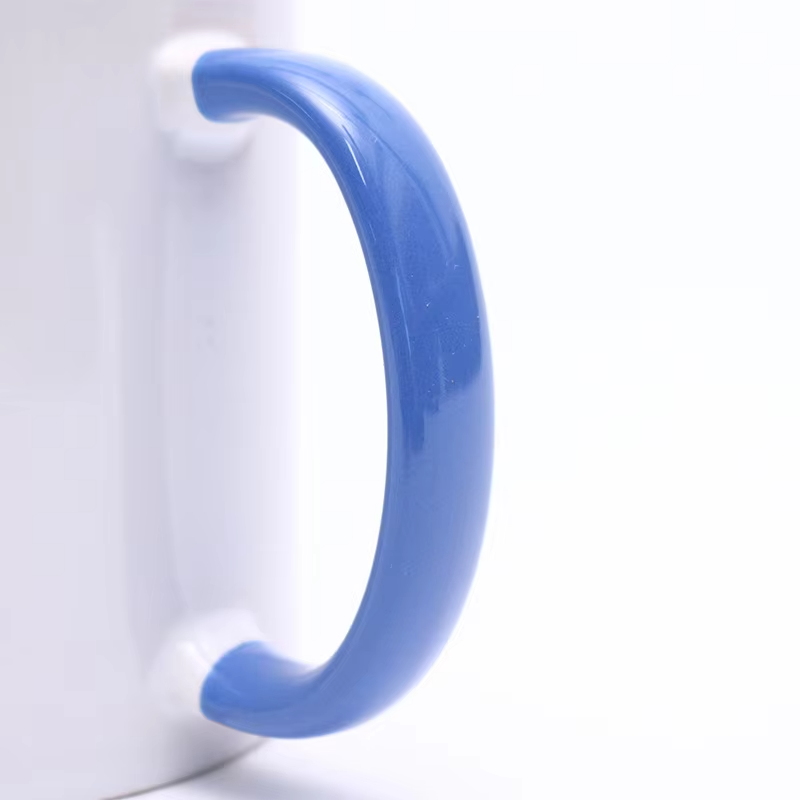 Wholesale Top Quality Ceramic Mug Colorful Handle Cup Custom Logo 11oz White Blank Sublimation Mug Coffee Mug