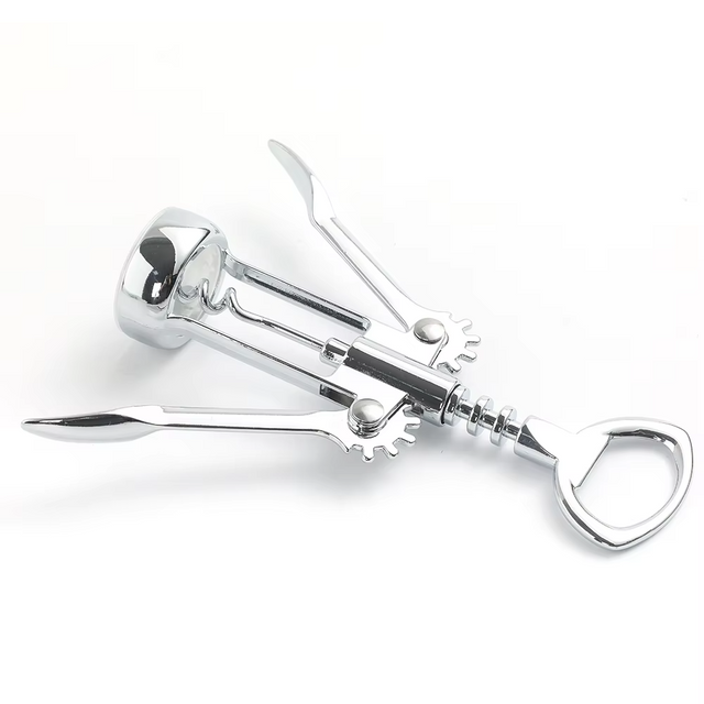 Removing Wooden Wine Stopper Promotional Custom Wine Opener Corkscrew