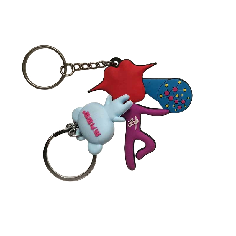 Funny Strange Cartoon Promotional Gift Custom Soft PVC Rubber Keychain