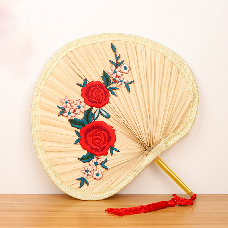 Woven Fan Home Decor Promotional Gift Cheap Price Summer Creative Hand Held Bamboo Fans