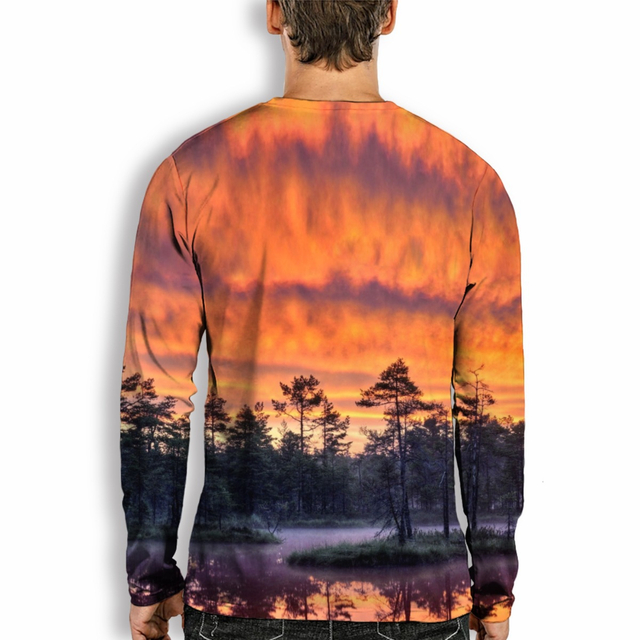 Hot Sale Custom Men Long Sleeve Outdoor Mens Active Clothes