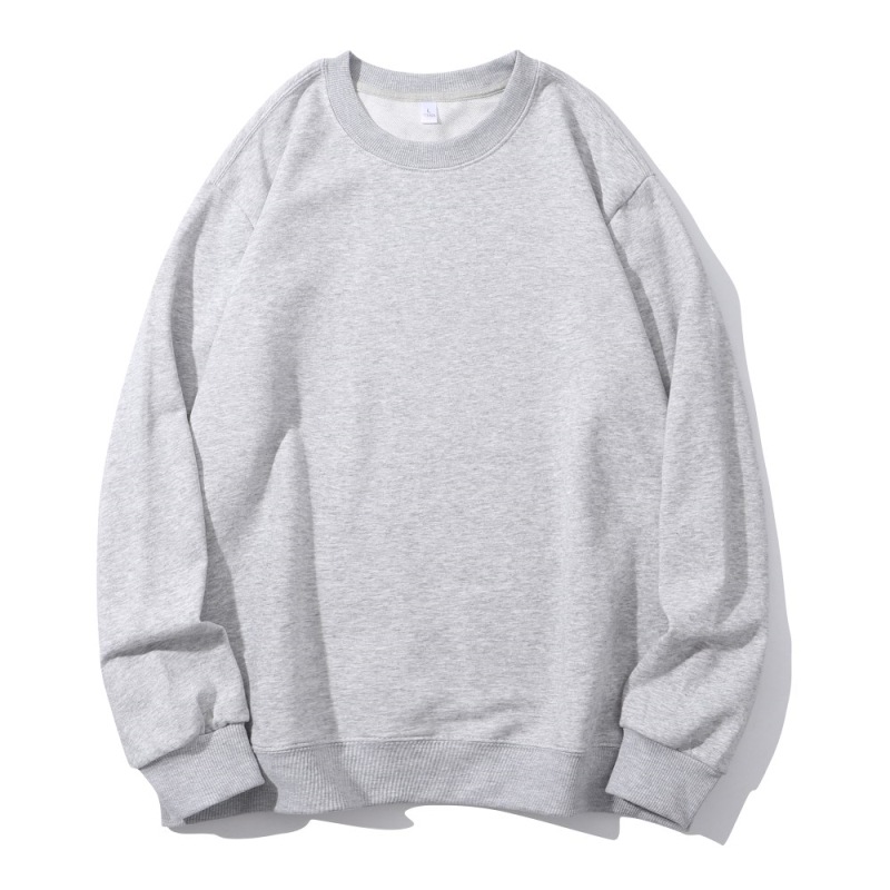 280g Spring Unisex Loose Fit Customizable French Terry Crewneck Sweatshirt