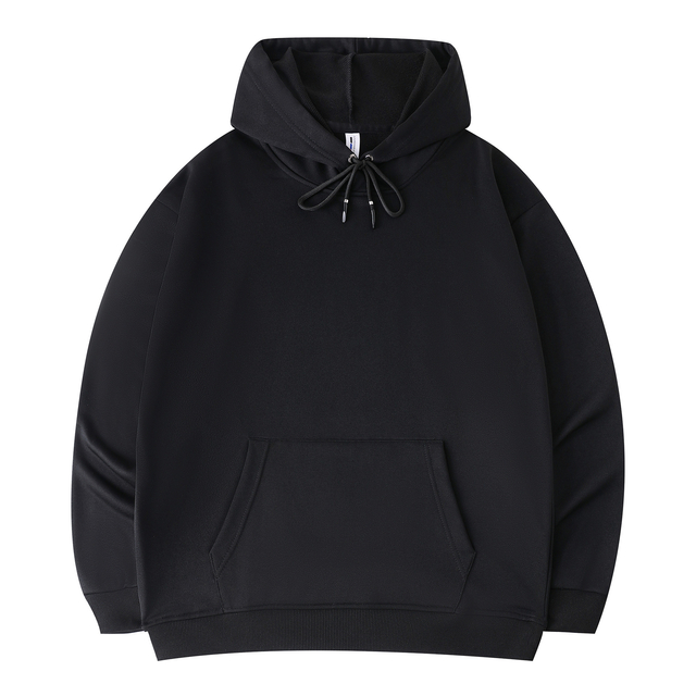 280g Terry Hooded Pullover Sweatshirt Loose Drop Shoulder Pullover Promotional Shirt One Piece Custom LOGO Pattern