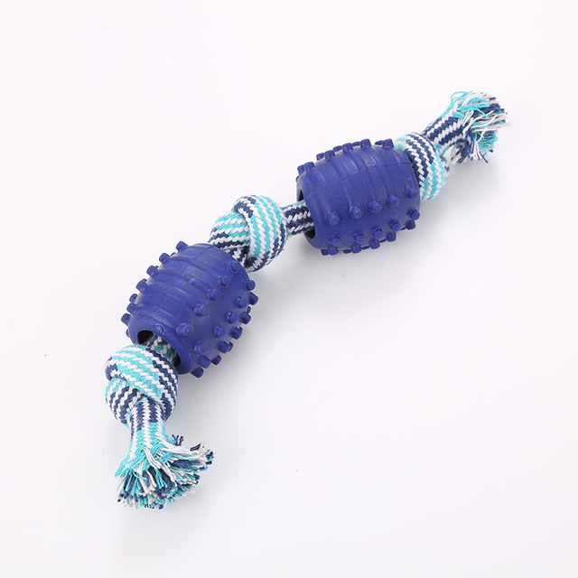 Pet Toy Source Manufacturer Dog Chewing Rope Molar Teeth Resistant Rope Knot Ball Toy
