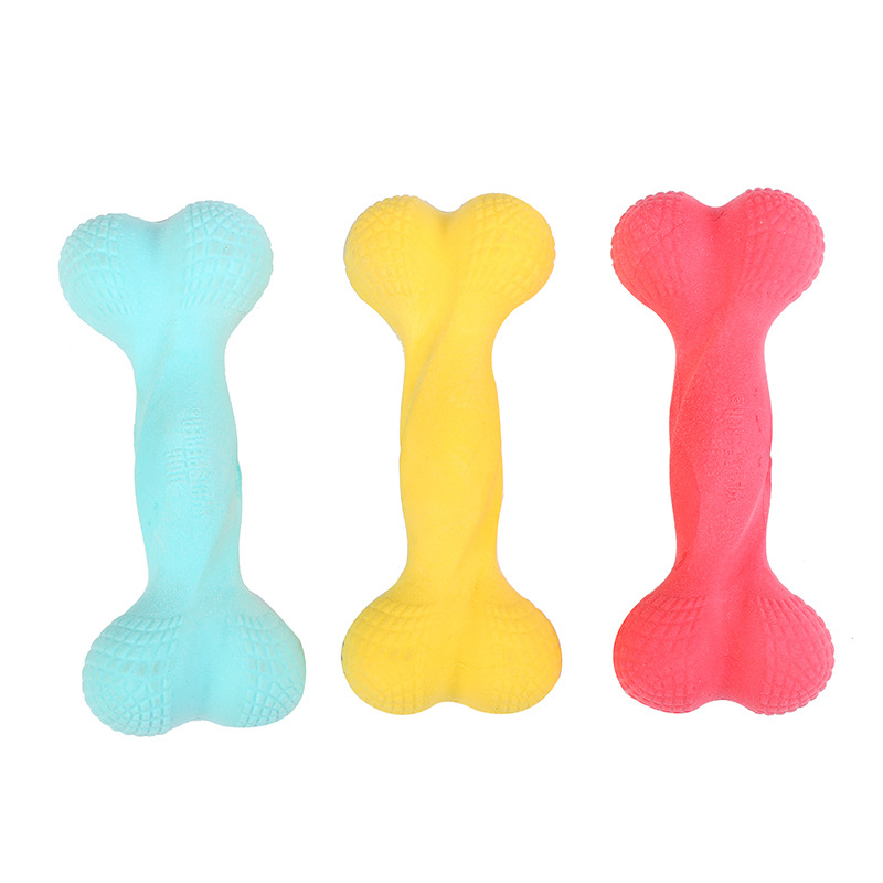 TPR Designer Eco Friendly Luxury Dogs Interactive Bones Rubber Dog Toys for Aggressive Chewer