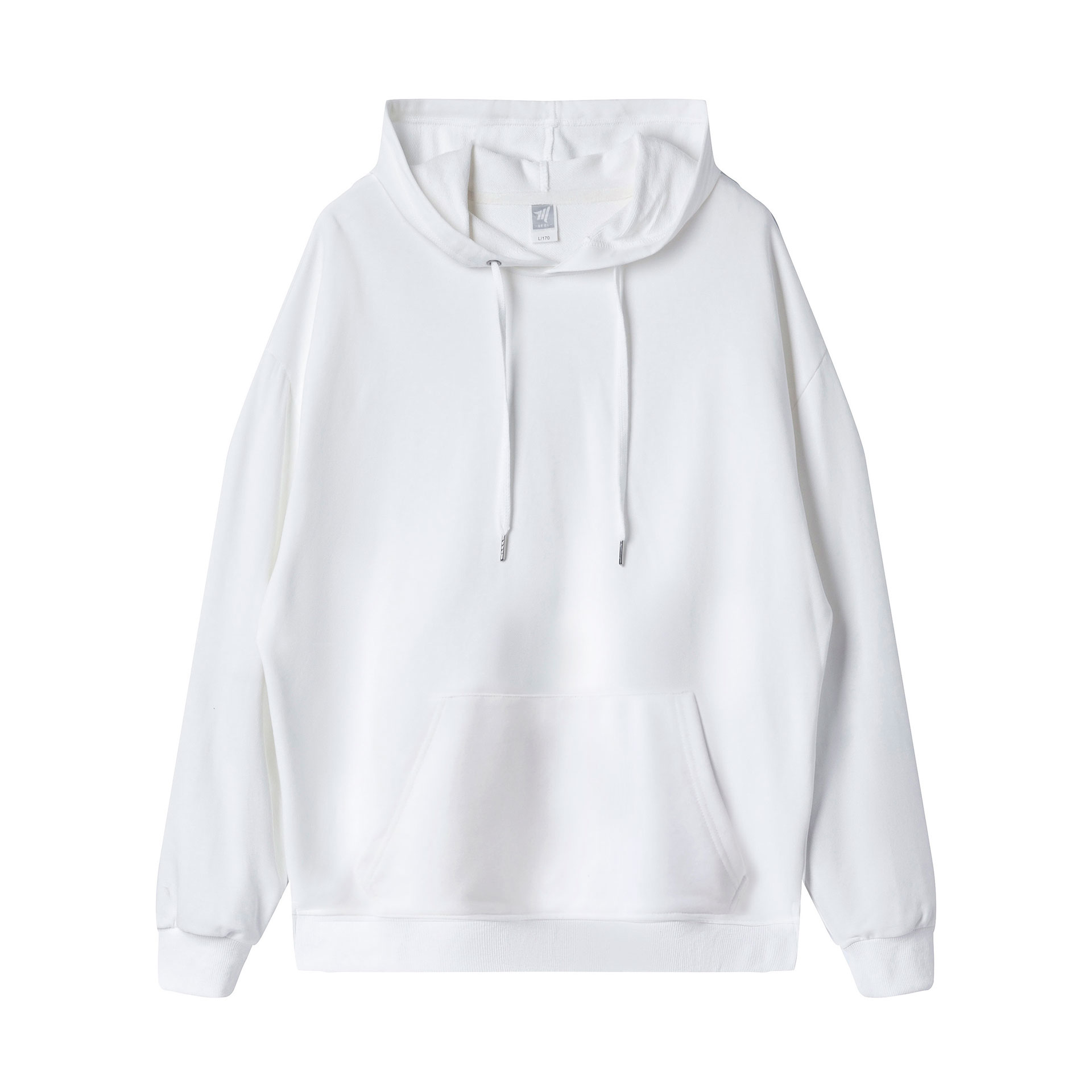 260g Export Fashion Brand Crew Neck Sweatshirt Cotton Loose Long Sleeve T-shirt Unisex Base Layer Custom Pattern