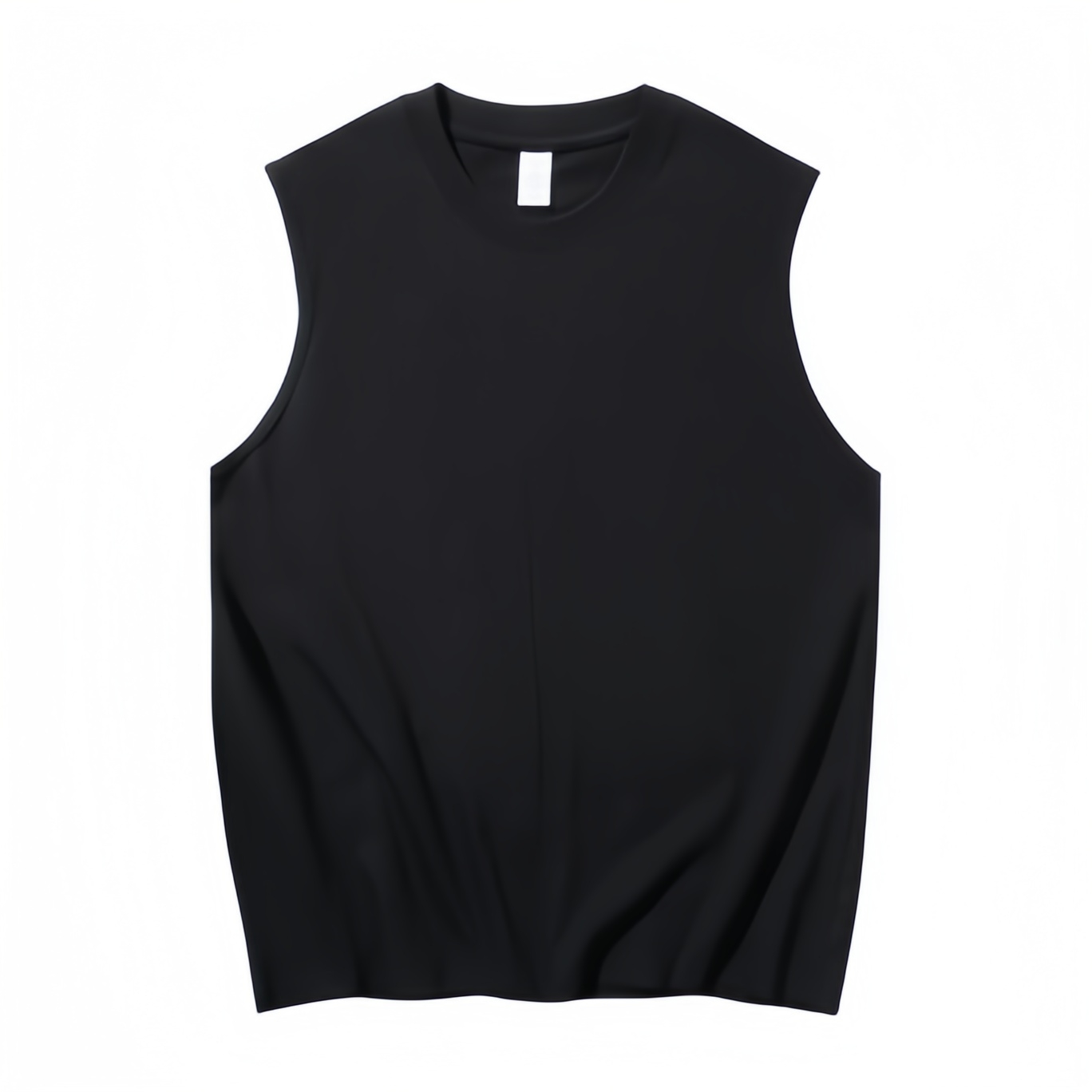 High Quality Pure Cotton Vest Cross-border Unisex Loose Printed logo Sleeveless T-shirt