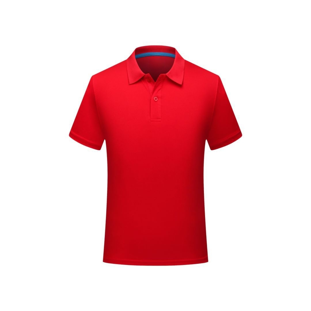 170g Polyester Quick-Dry Golf Team Uniform Lifeguard Shirt Custom Logo Printing Collared Sports Polo Shirt