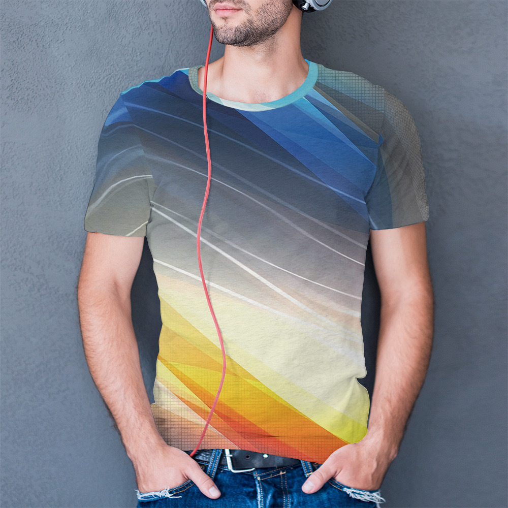 3D printing plus size mens all over campaign sublimation printed tee shirt for election activity top tee