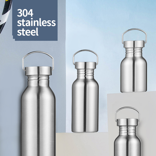 Drinking portable insulated narrow mouth water bottle 