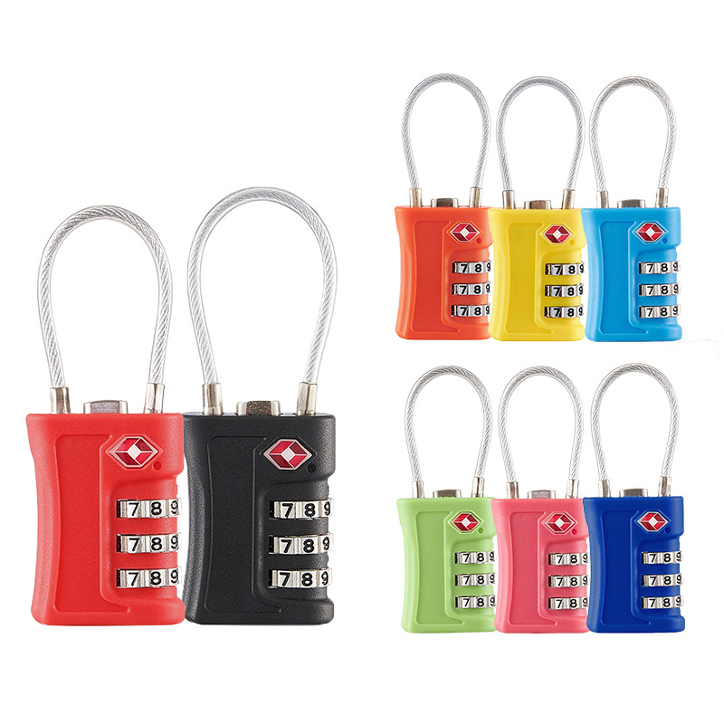 Promotional Business Travel Gifts Custom LOGO Zinc Alloy Bag Lock Travel Luggage Locks Suitcase Padlock