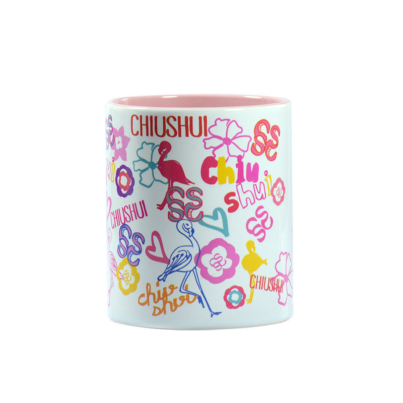 Promotional Gifts Personalized Custom Ceramic Handle Cups for Juice Milk Coffee