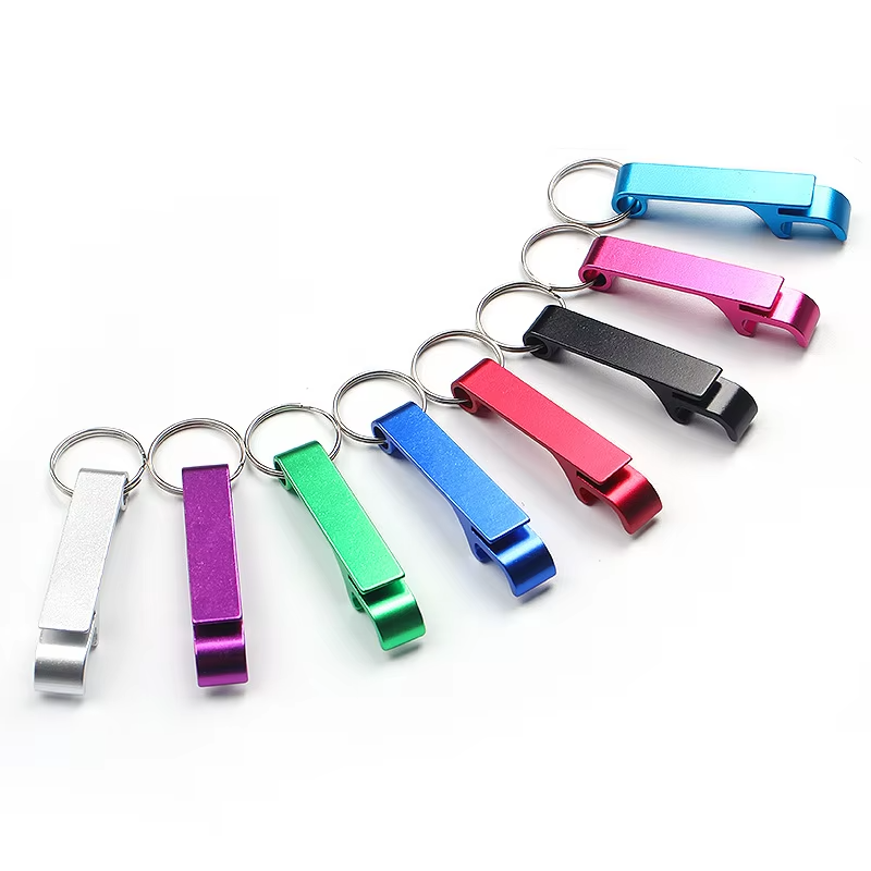 Hot Sale Custom LOGO Pocket Metal Promotional Gift Bottle Opener Keychain