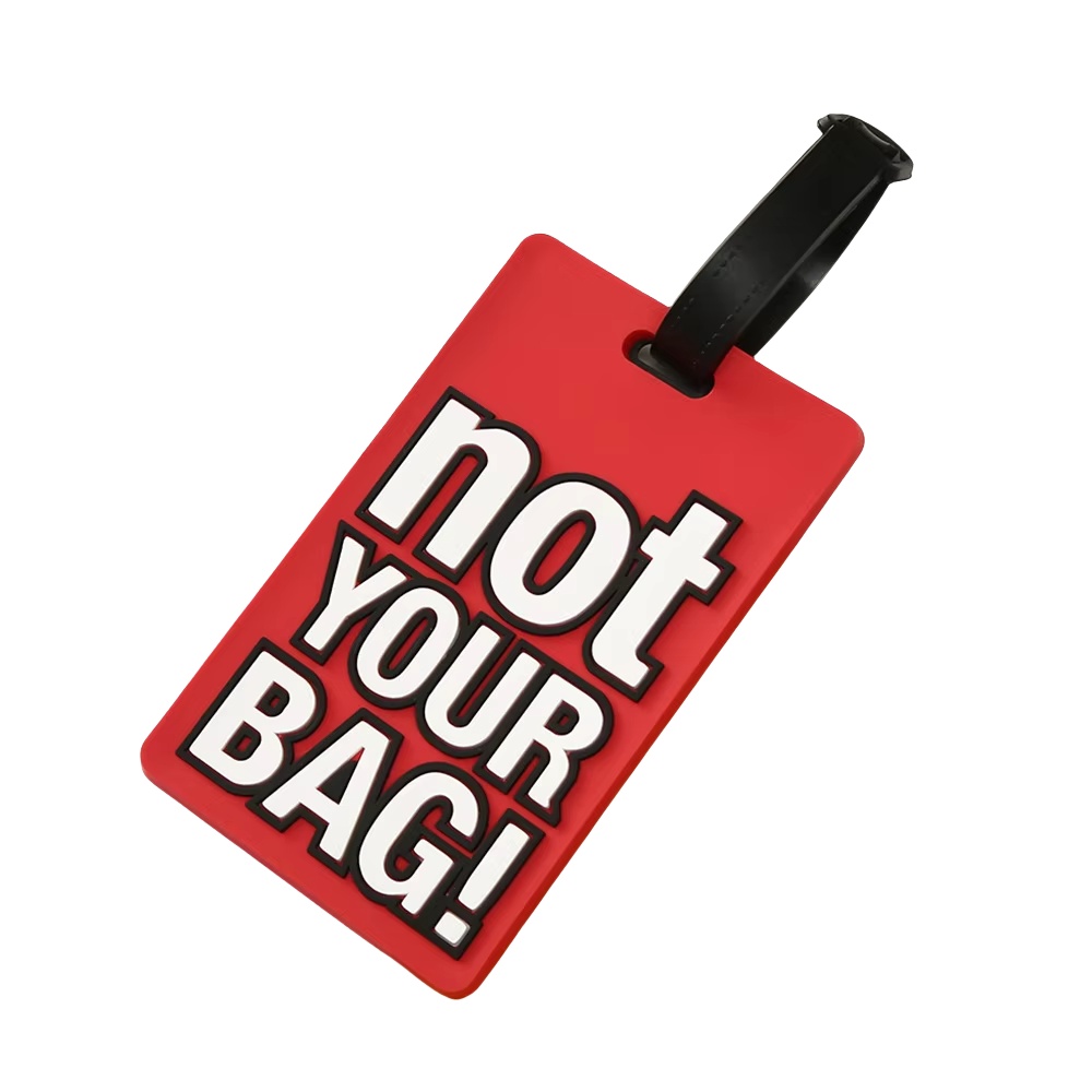 Soft PVC Custom LOGO Hotel Boarding Passport Luggage Tag Travel Label Travel Bag