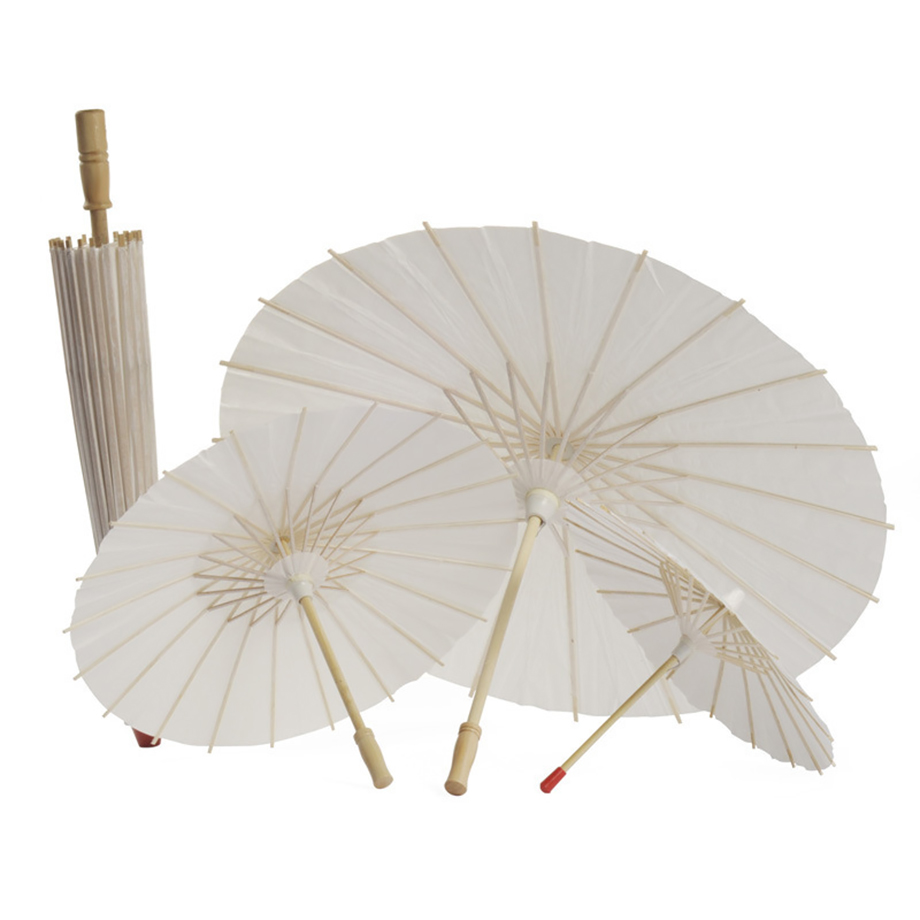 Handmade Decoration Promotional Customizable Blank Chinese Umbrella