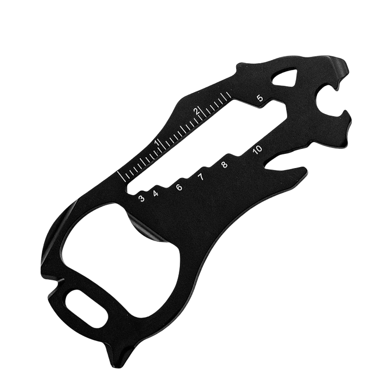 Multifunctional Trendy Custom Metal Bottle Opener Promotional Keychains for Gifts
