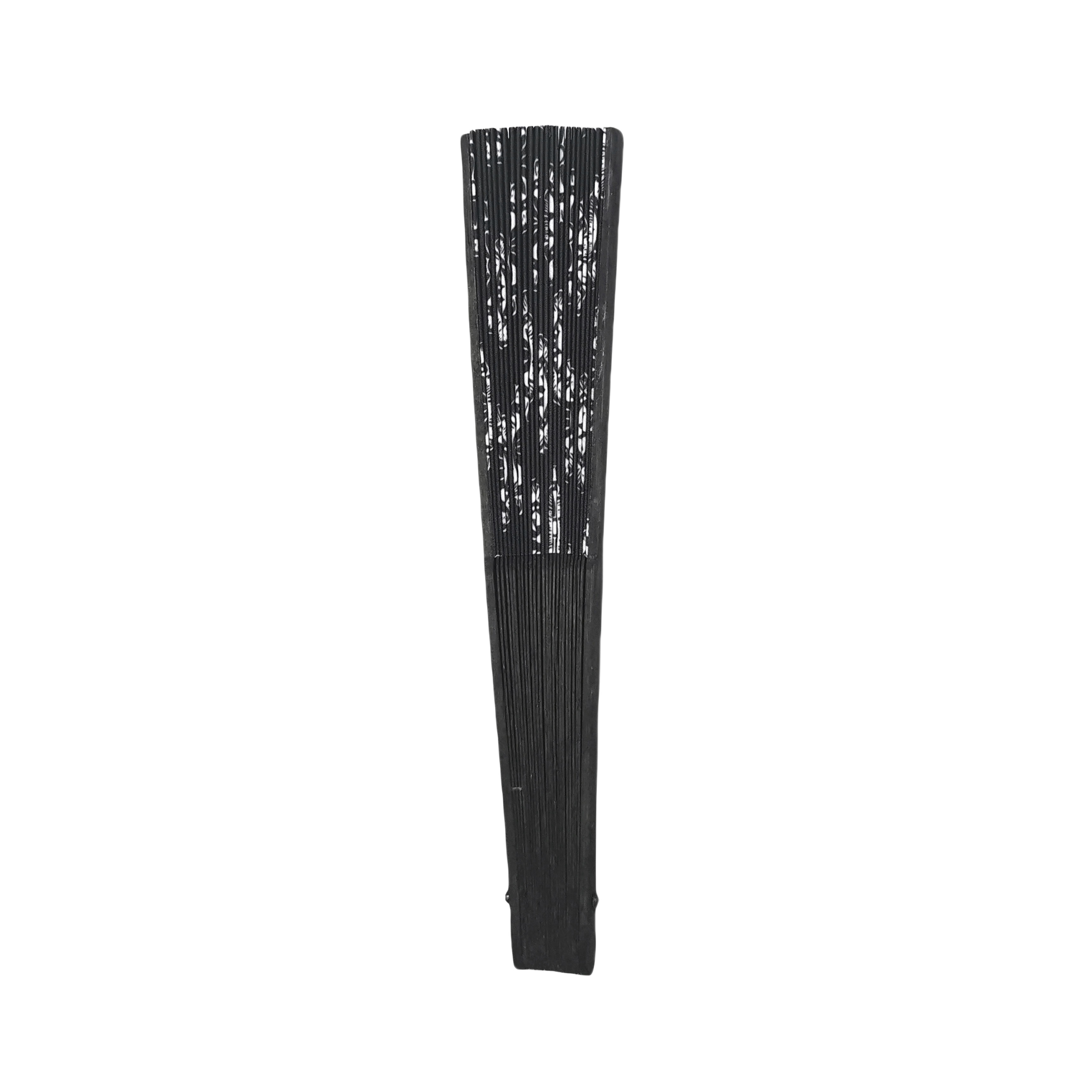 Wholesale Tradition Custom LOGO Decoration Black Bamboo Hand Fans for Branded Promotional Material
