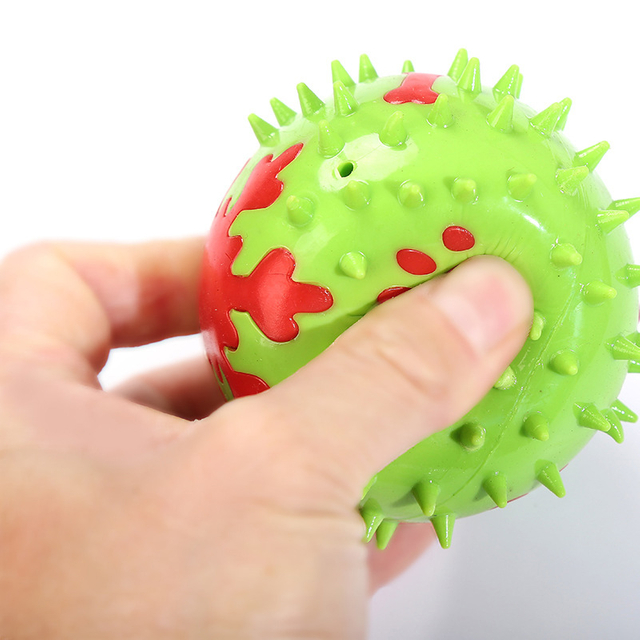 Custom Available Dog Squeaky Ball Dog Toys Private Label Rubber Ball Dog Toy