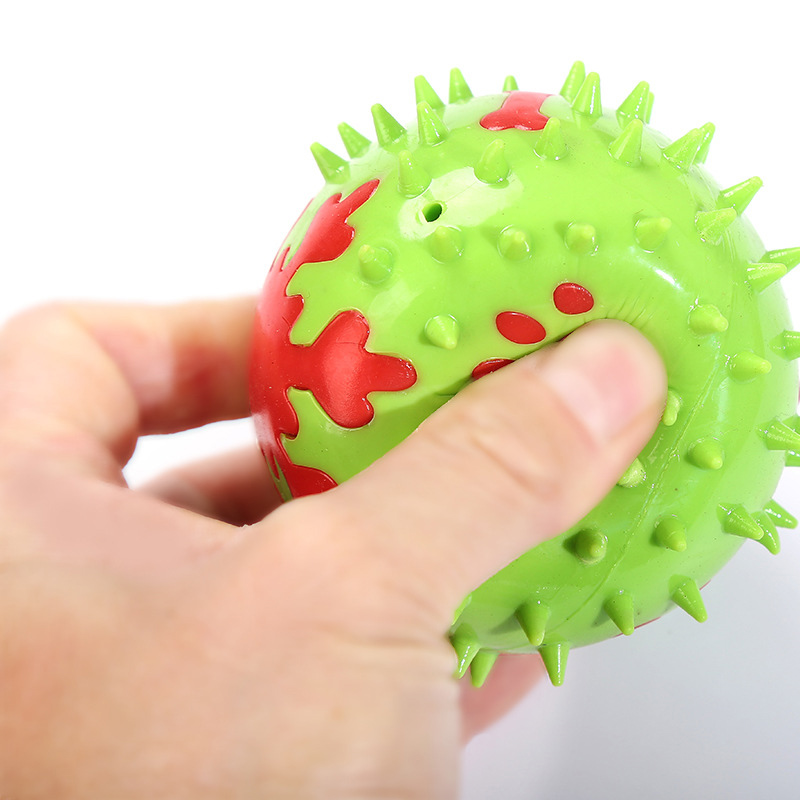 Custom Available Dog Squeaky Ball Dog Toys Private Label Rubber Ball Dog Toy