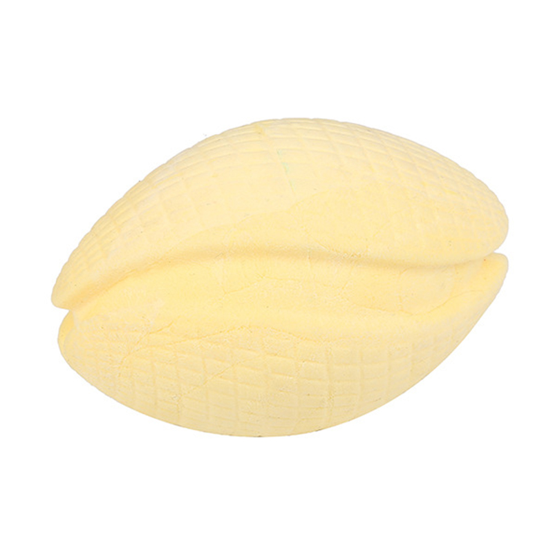Hot New Design TPR Solid Football Shape Bite Resistant Foam Ellipsoid Pet Toy Rugby Ball Shape Dog Toy