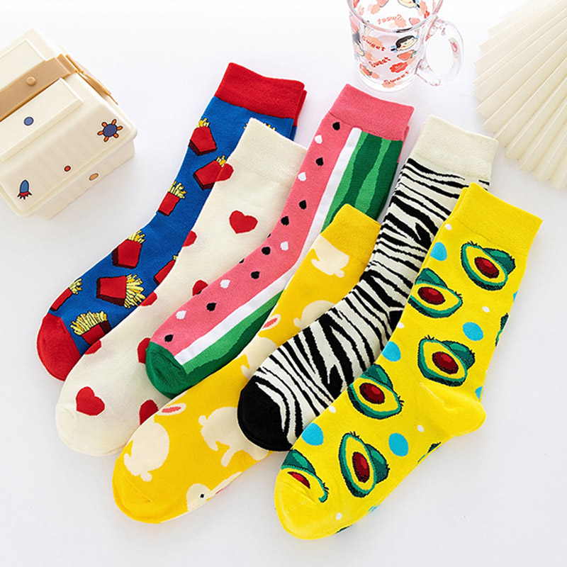 High Quality Fashion Fancy Cartoon Colorful Promotional Gifts Custom Cotton Funny Socks Unisex