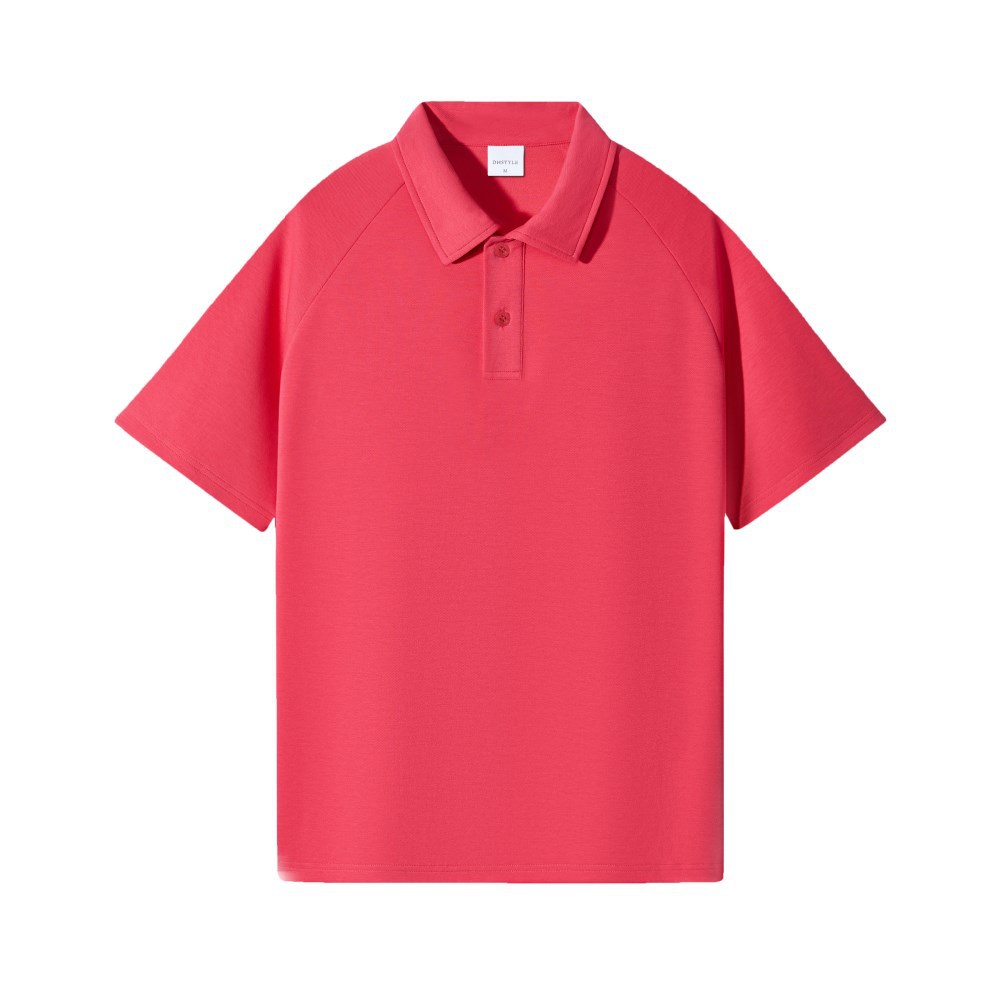 230g 60s Pique air Layer Drop Shoulder Custom Print Uniform Teamwear Event Short Sleeve Polo Shirt