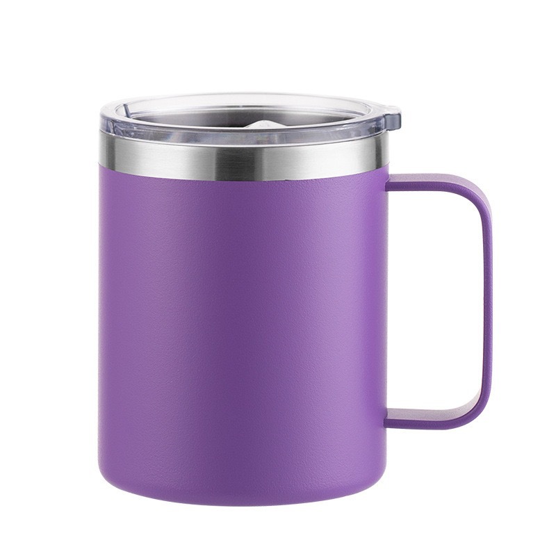 304 Stainless Steel Insulated Cup with Handle Portable Coffee Mug Double Wall Vacuum Office Mug