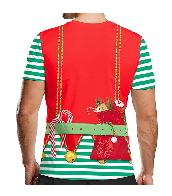 Christmas parent-child home wear sublimation printed tee shirt for activity