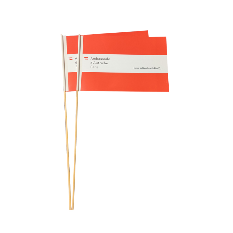 Supporter Sports Game Promotion Custom Print Mini Handheld Stick Flags