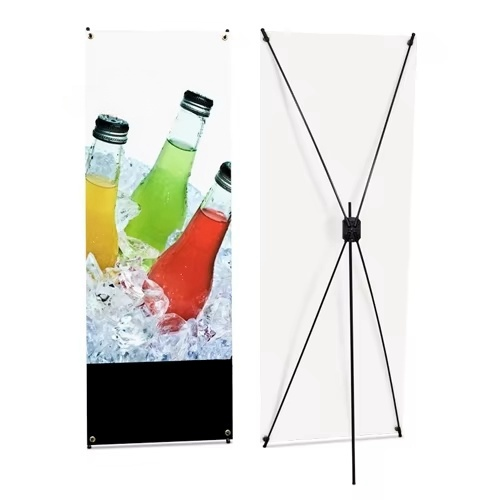 X-banner Exhibition Outdoor Promotion Custom Print Roll up Banner Stand