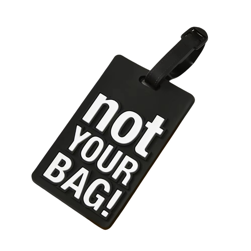 Soft PVC Custom LOGO Hotel Boarding Passport Luggage Tag Travel Label Travel Bag
